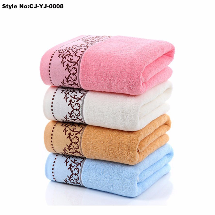 50*100cm /70*140cm OEM Design Colorful Cotton Wholesale Bath Towels