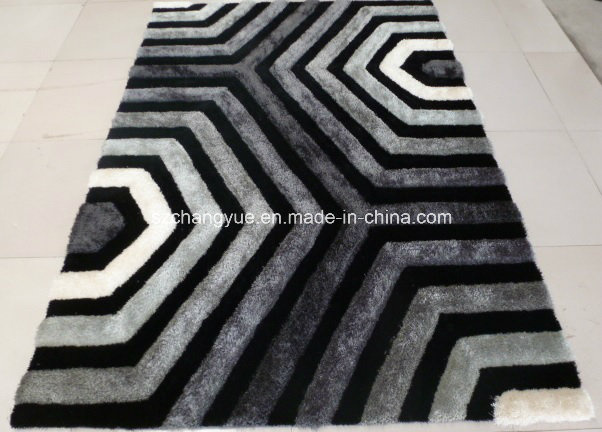 Polyester Modern Shaggy Carpets with 3D Effects