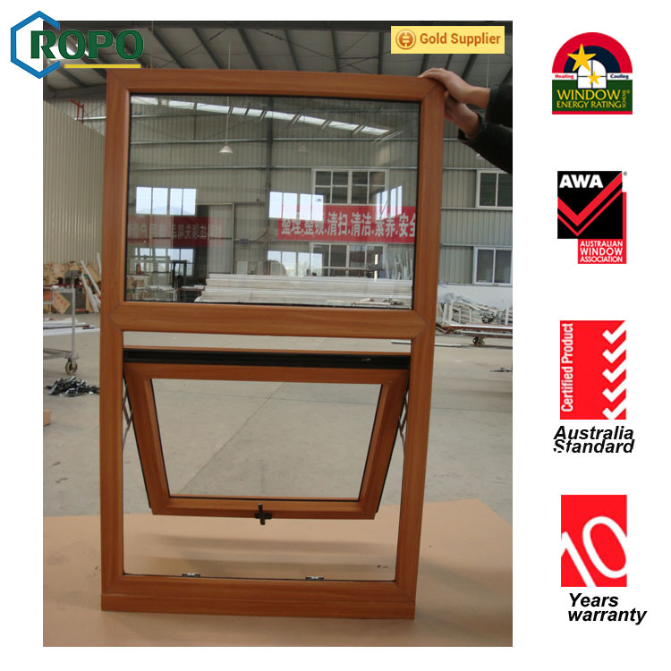 Top Hung UPVC Awning Window with Insulated Glass