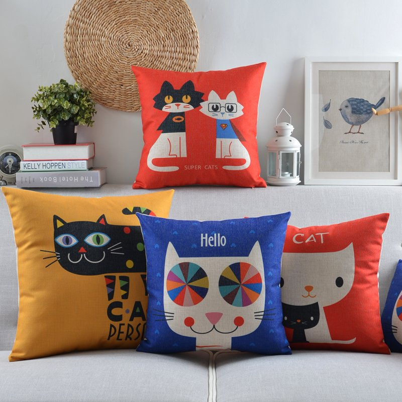 Very Cheap Cotton Linen Gold Pillows for Couch