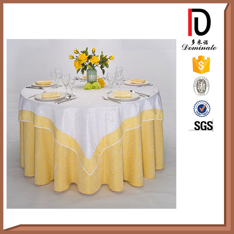 High Quality Washable Durable Hotel Polyester Banquet Table Cloths Br-Tc040