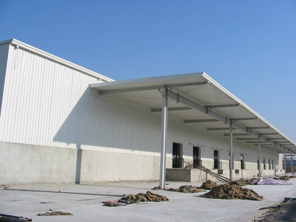 Steel Structure Logidtics Storage with Awning (KXD-SSW230)