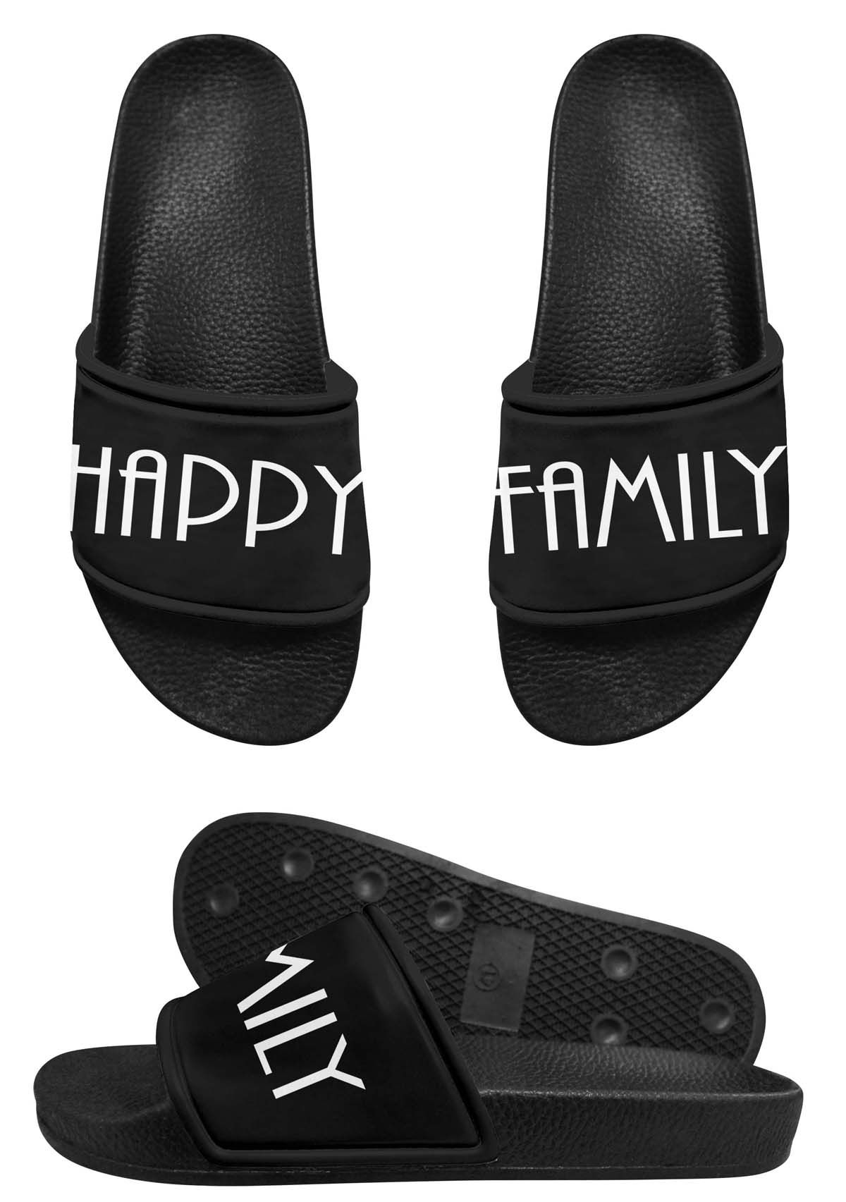 EVA Plain Slide Sandal, Black PVC Mens Slide Sandal Custom Logo Slide Sandal Men Slipper