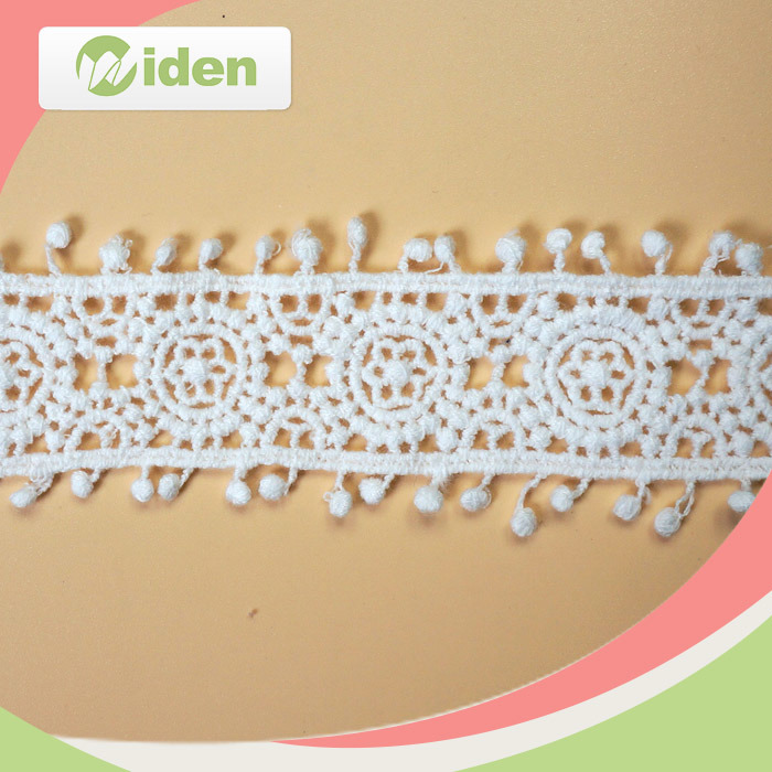 Fashion Cotton Flower Designs Water Soluble Lace
