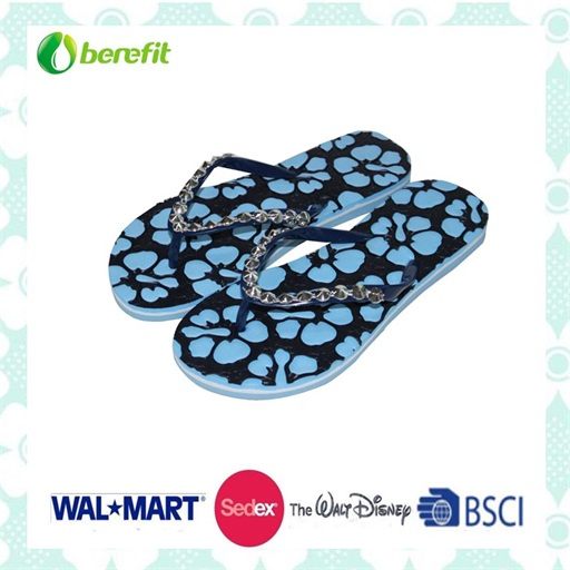 PE Sole and PVC Straps, Delicate Decoration, Slippers