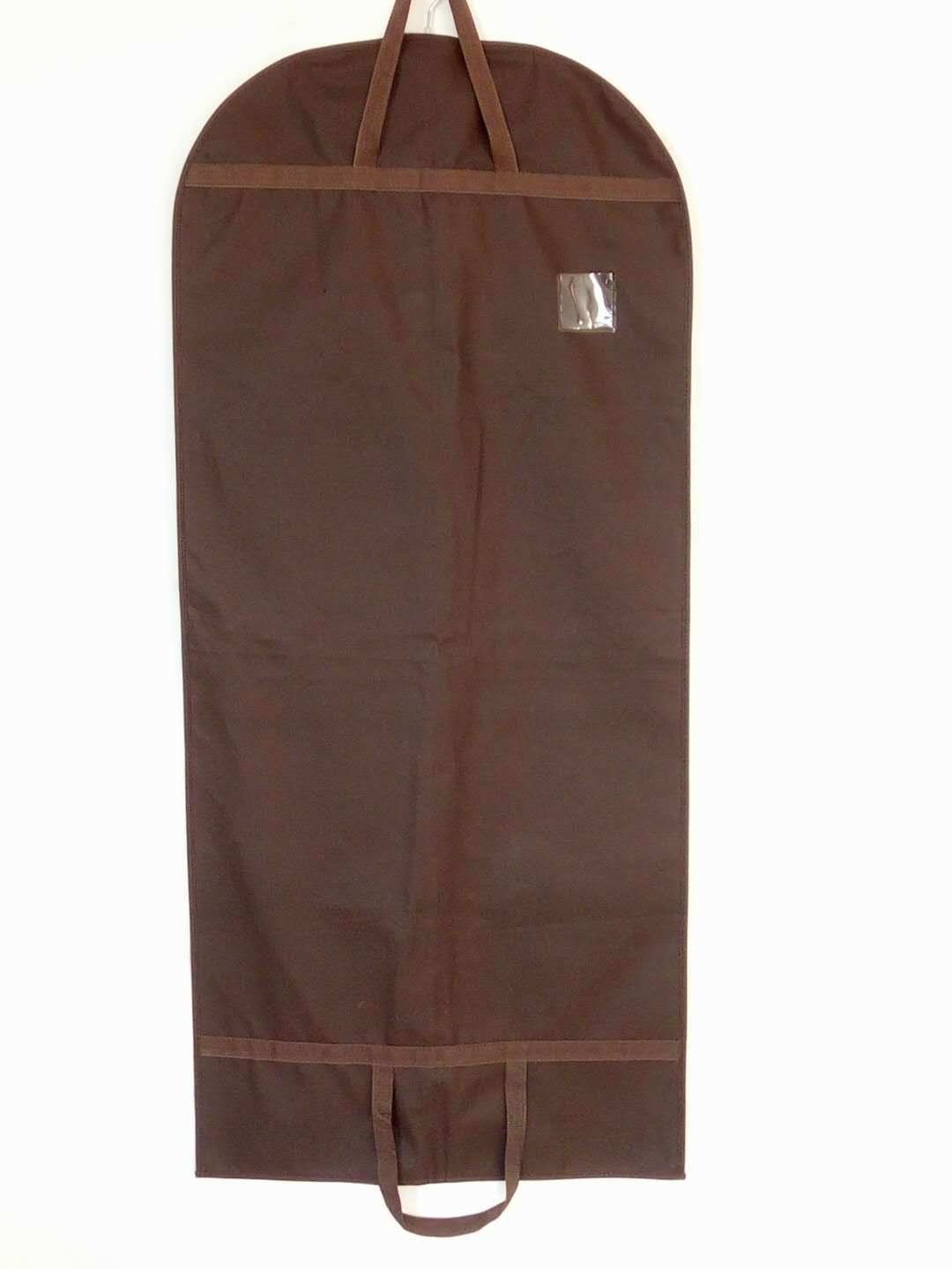 Custom Brown PP Non Woven Longer Garment Bag