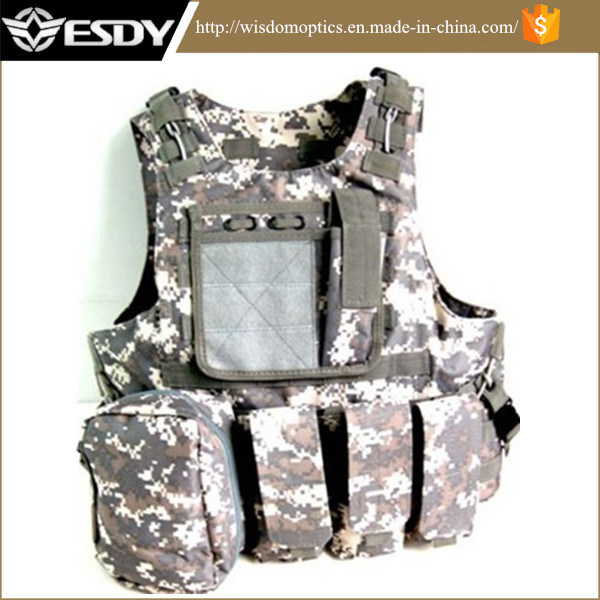 Acu Assault Combat Soft Gear Paintball Tactical Vest for Military