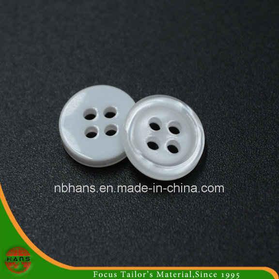 4 Holes New Design Polyester Shirt Button (S-117)