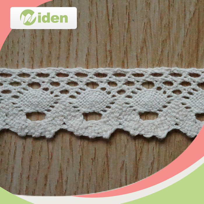 New Arrival Water Soluble Lace Trimming Customized Cotton Crochet Lace