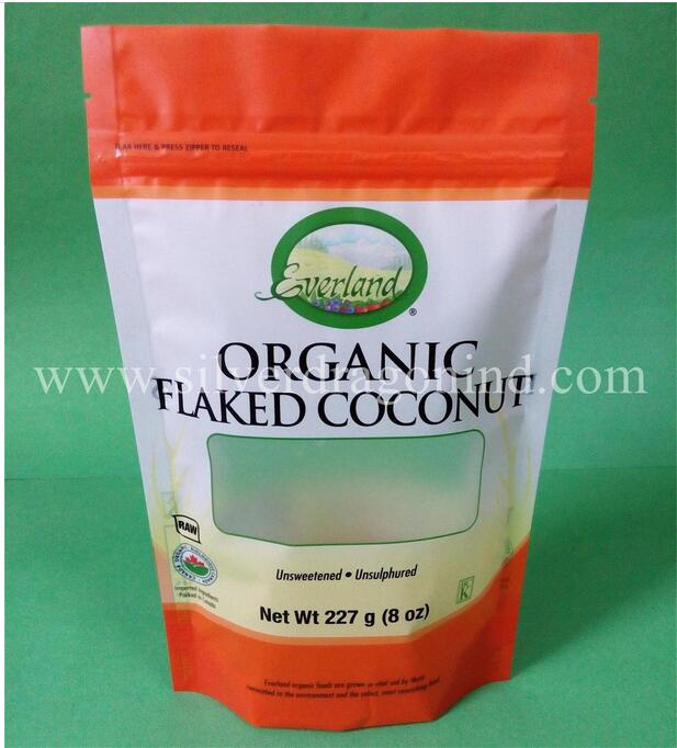 Custom Stand up Bags with Zipper for Nuts Bag