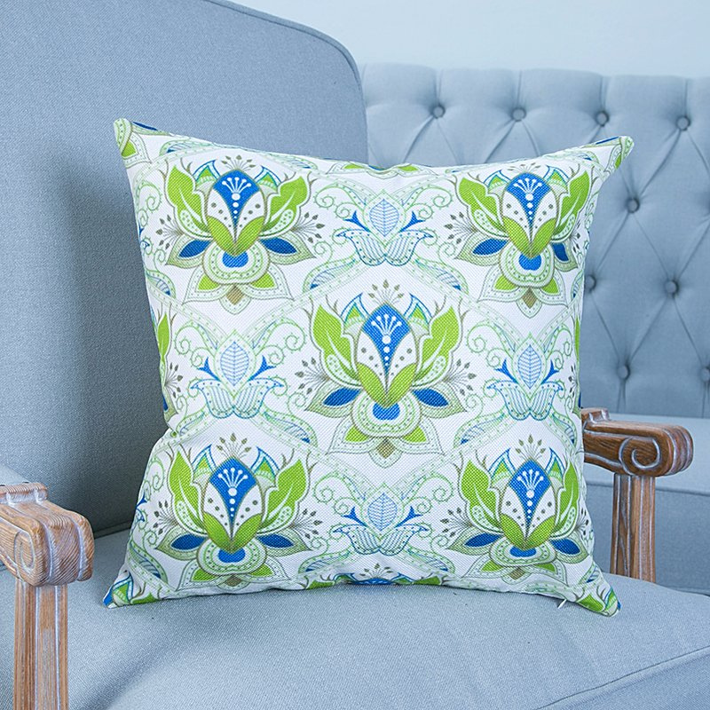 Digital Print Decorative Cushion/Pillow with Geometric Pattern (MX-36C)