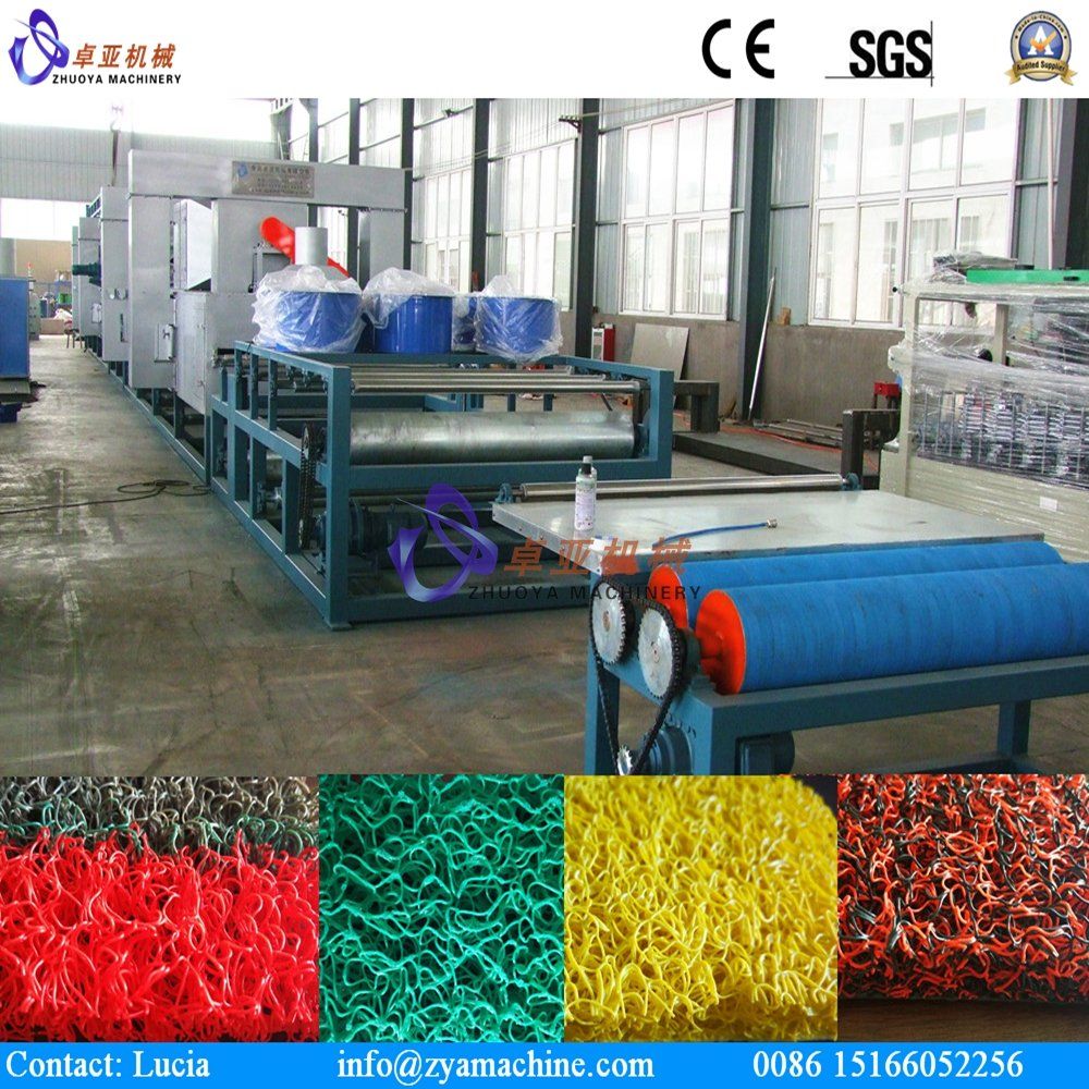 PVC Spray Spinnereted Carpet Floor Mat Making Machine