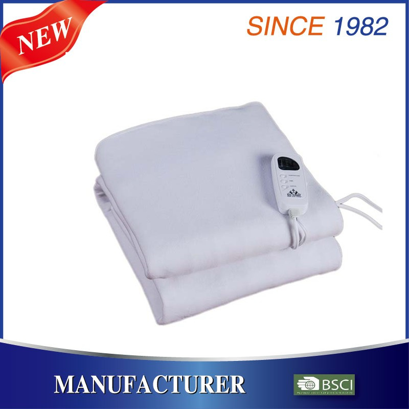 Soft Polar Fleece Electric Heated Blanket with Ce GS Certificate