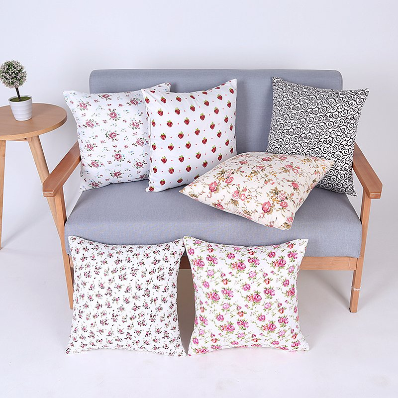 Digital Print Decorative Cushion/Pillow with Botanical&Floral Pattern (MX-77)