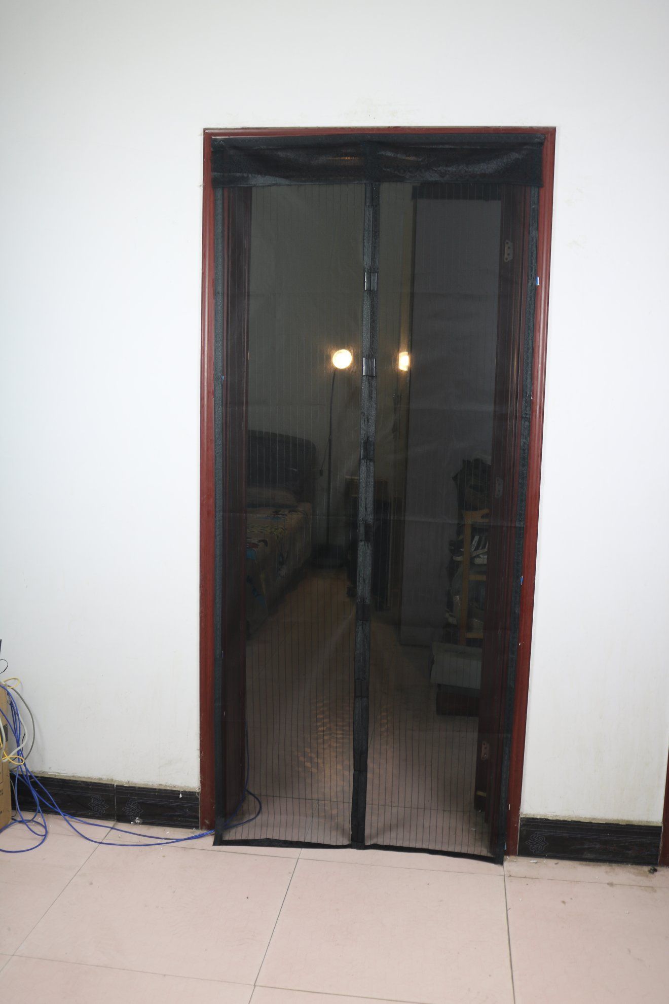 Easy Install Mosquito Net Screen Door for Windows Doors Magnetic Fly Screen