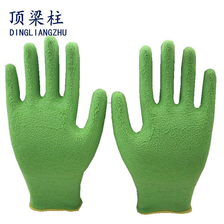 Foam Latex Coating Polyester Working Safety Gloves for Sale