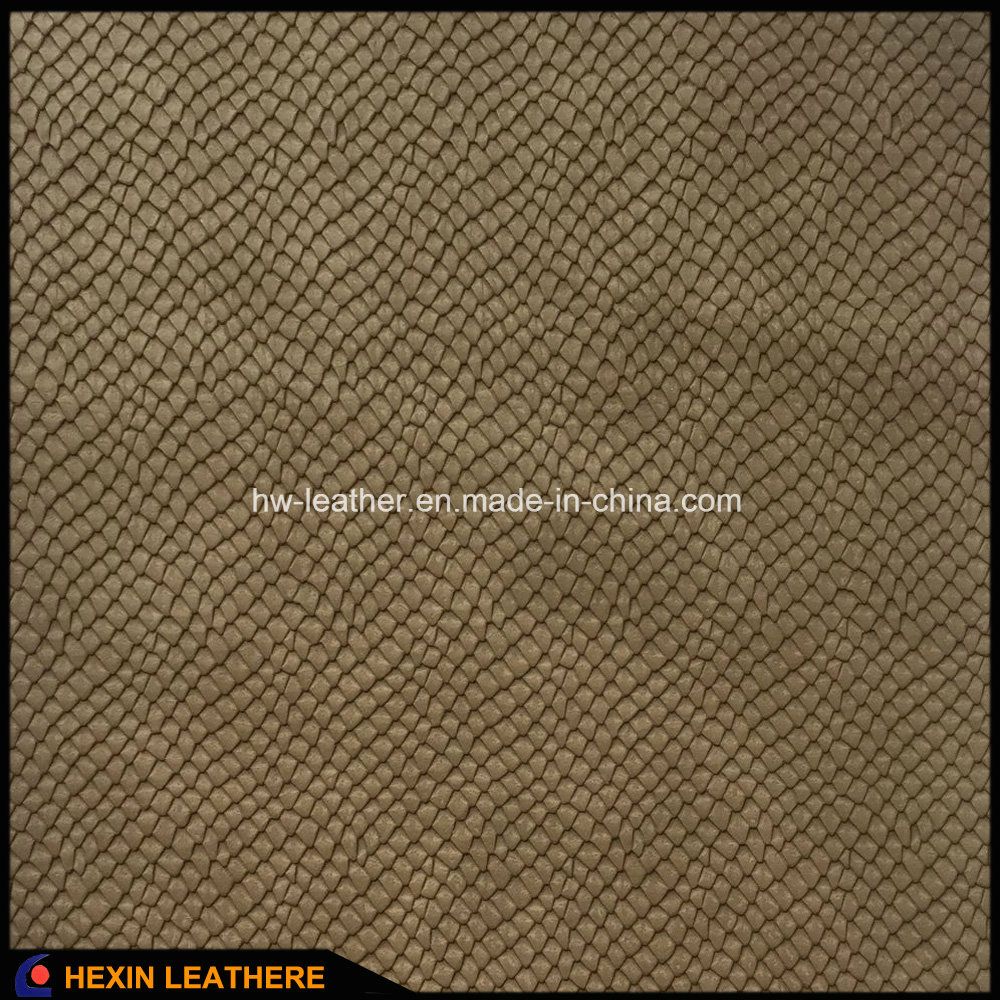 Shoes PU Fabric Synthetic Leather for Shoes Making Hx-S1725