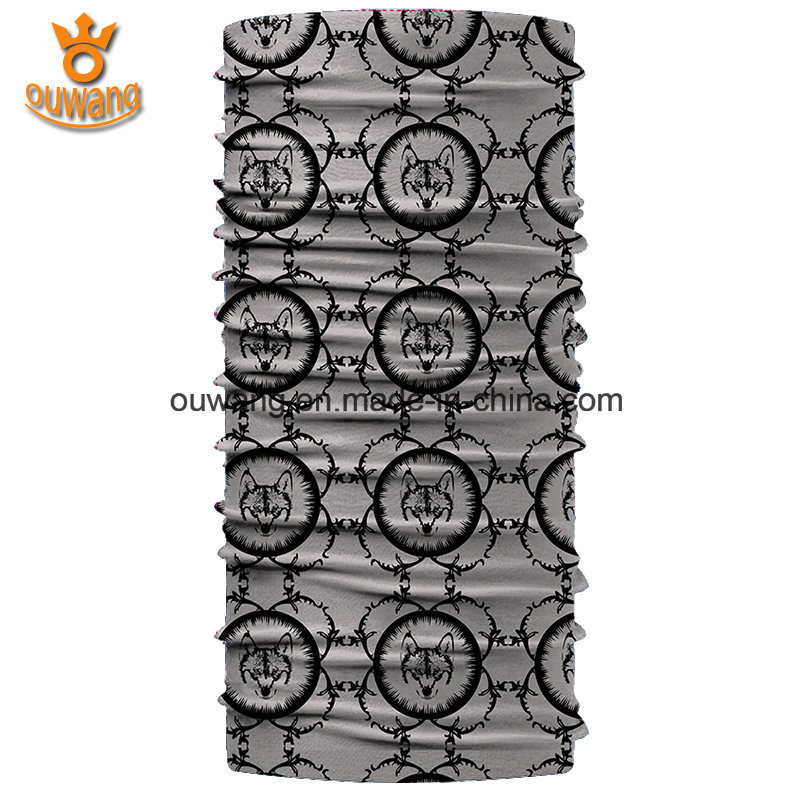 Newest Printed Elastic Multifunctional Outdoor Bandana 100% Polyester