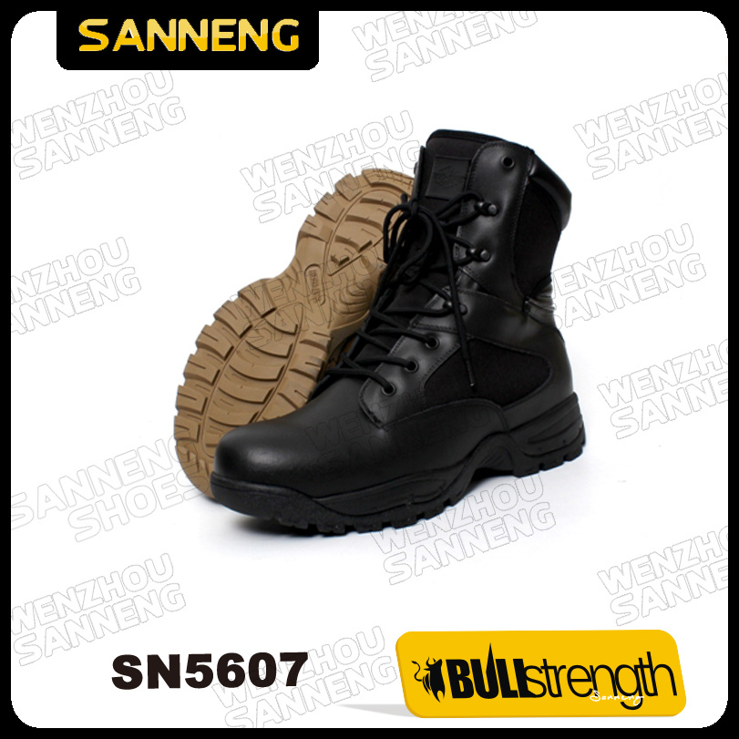 Black Smooth Army Boot Sn5507