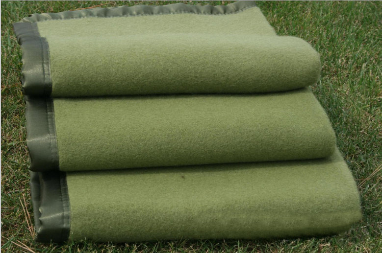 Lower Price Top Quality Heated Soft Military Wool Relief Army Blanket