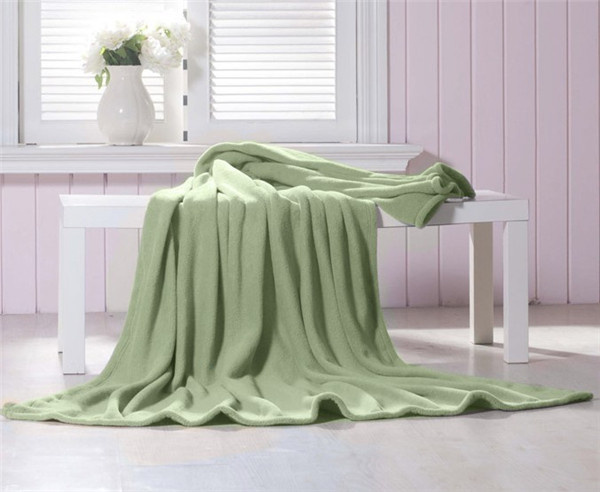 Wholesale Plain Solid Color Coral/Flannel/Polar Fleece Blanket