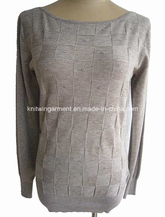 New Sale Fashion Woman Knitted Sweater 2015 (12-029)
