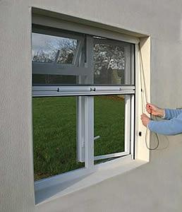 DIY Residential Grade Fireproof Rolling Window Mosquito Mesh