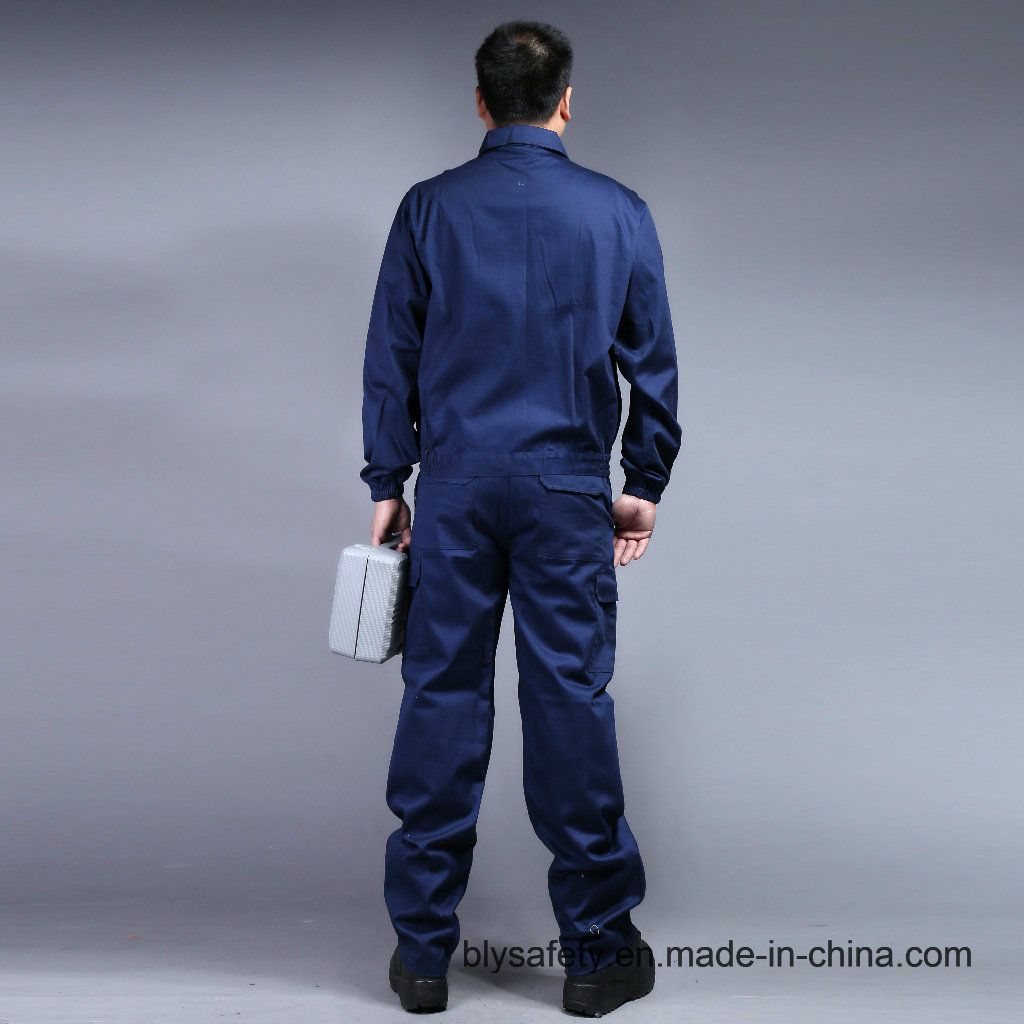 High Quality Long Sleeve 100% Cotton Cheap Safety Suit (BLY2003)