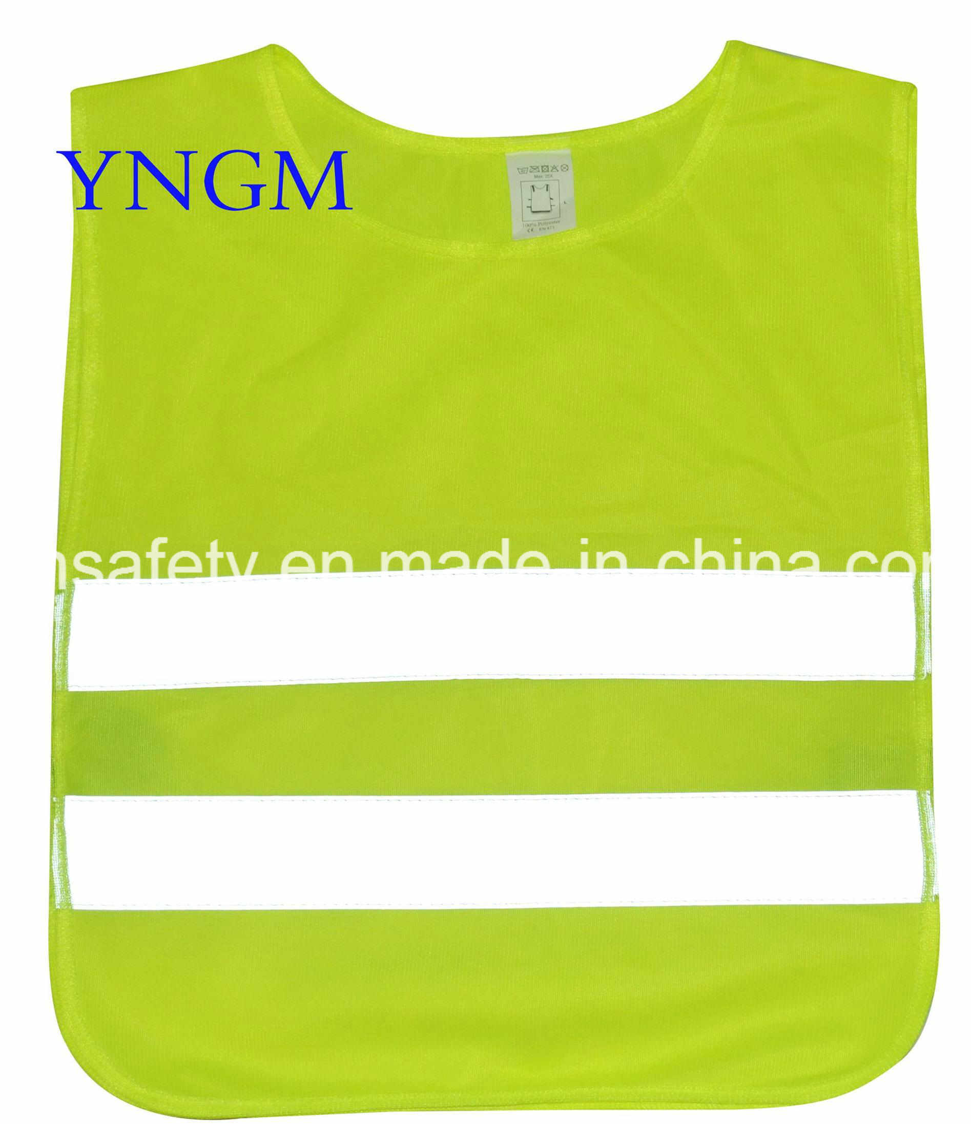 Children Safety Vest with High Reflective Grade Tc Fabric