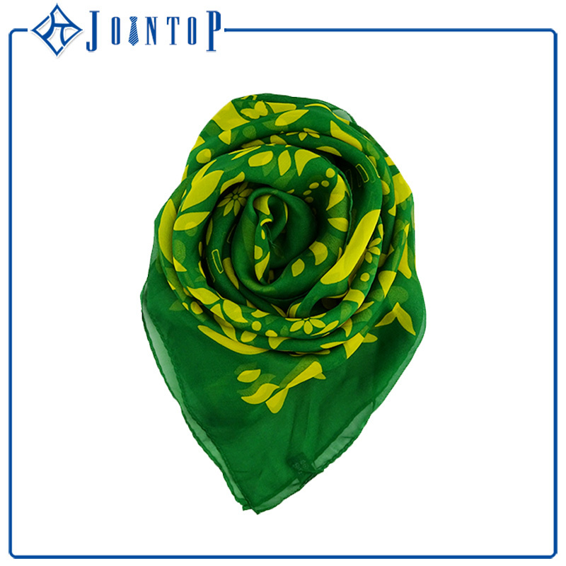 2017 Top Quality Newest Shawl Style Digital Printing Silk Scarf