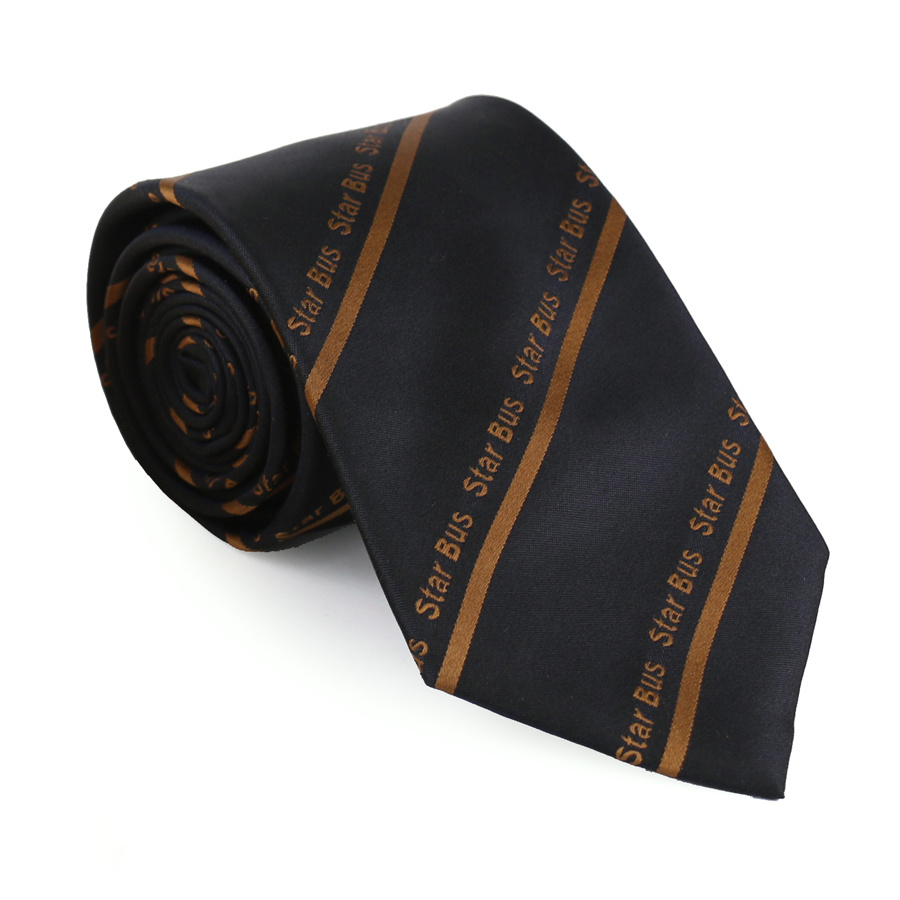 High Quality Fabric Polyester Men's Logo Tie
