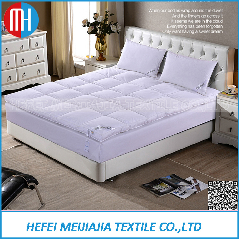 Goose Feather Mattress Pad with Goose Feather Down Filling