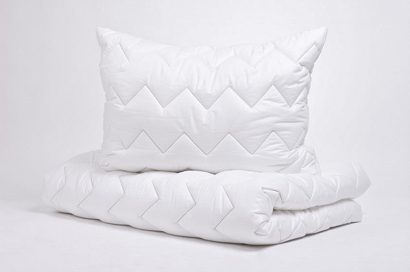 Quilted Feather and Fiber Filling Pillow