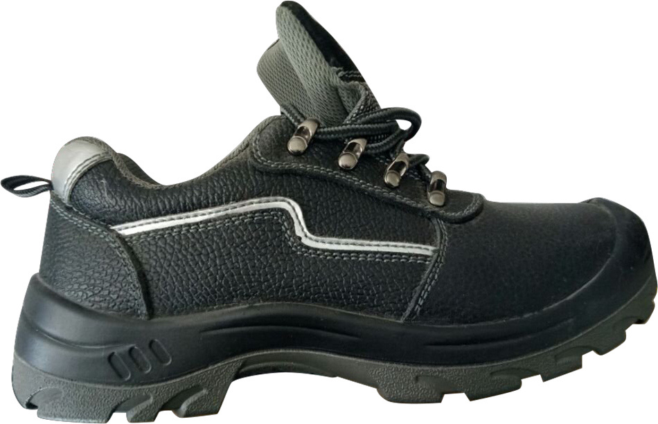 Cheap PU Upper Rubber Sole Safety Shoes for Workers