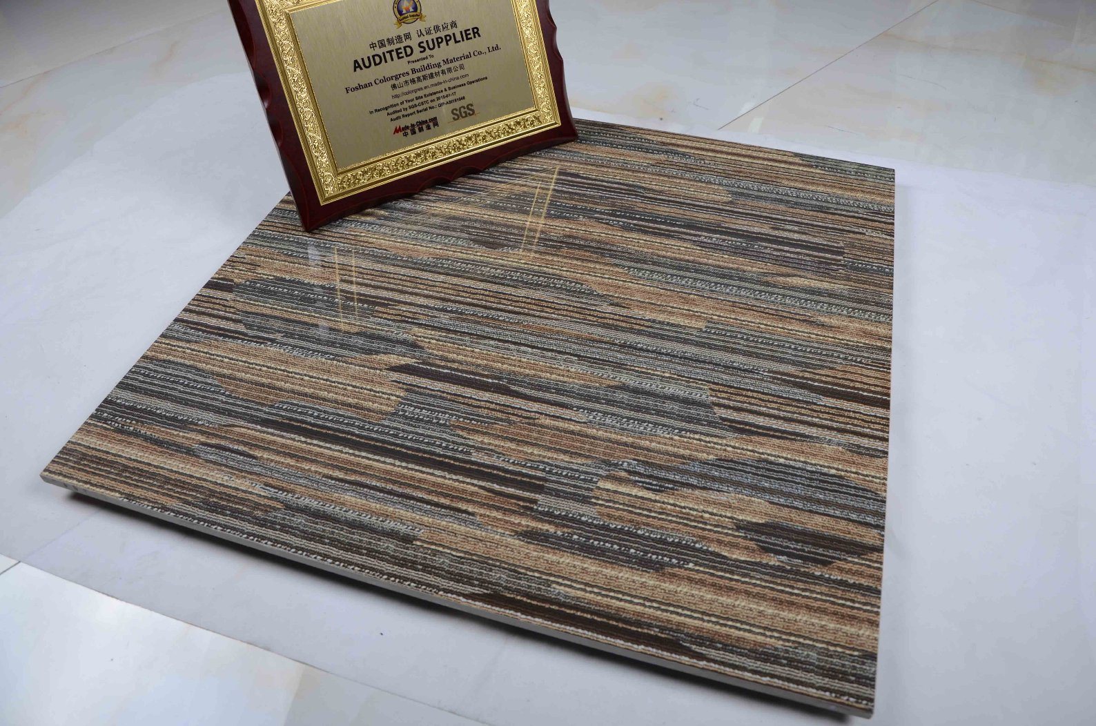 5D Marble Glazed Polished Porcelain Carpet Floor Tile (600X600mm)