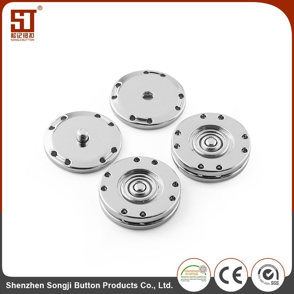 Custom EU & Us Round Monocolor Individual Snap Metal Button