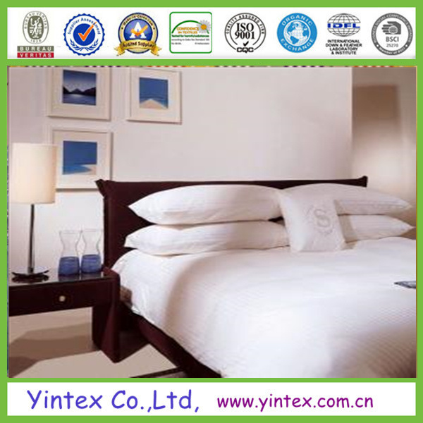 100% Cotton 3 Cm Stripe Hotel/Home Bedding Set