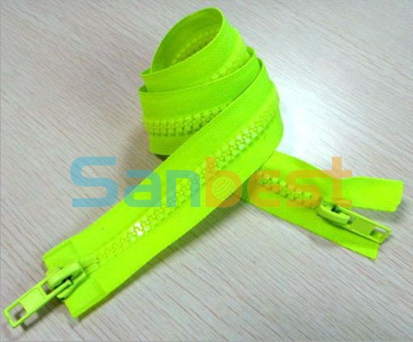 2 Way Open-End Resin Zipper for Luggage