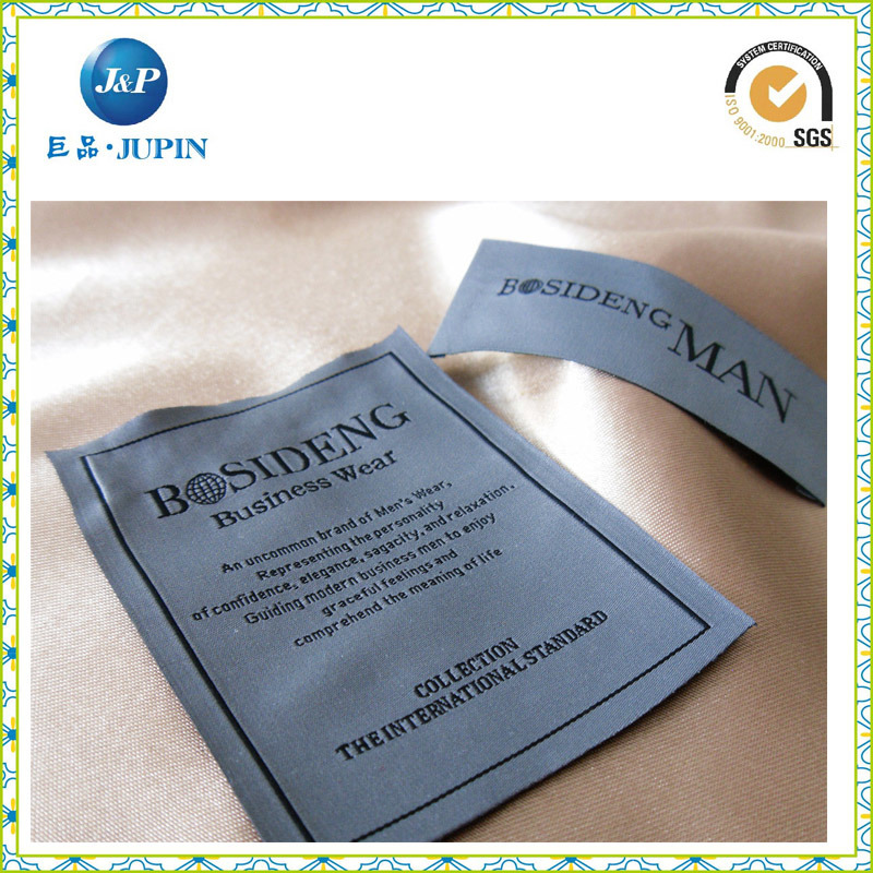 Decorative Custom End Fold Polyester Woven Clothing Label Clothes Labels (JP-CL124)