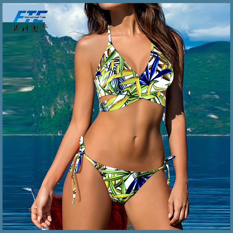 Customized Strapless Push up Bikini Swimsuit