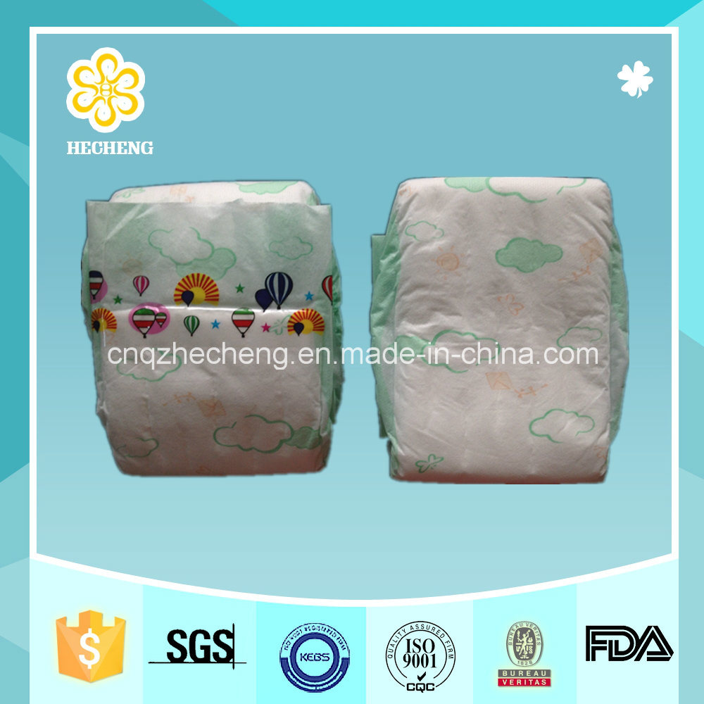Clothlike Baby Diaper with PP Tape