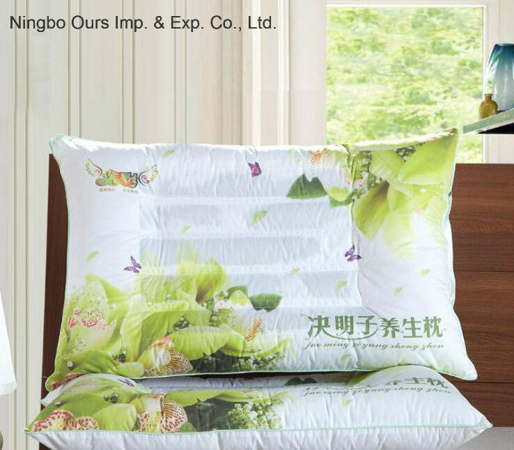 Bedding Set Printed Cotton Semen Cassia Therapy Pillow Massage Pillow