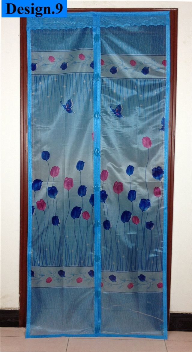 Automatically Closing Mosquito Net Curtains for Doors
