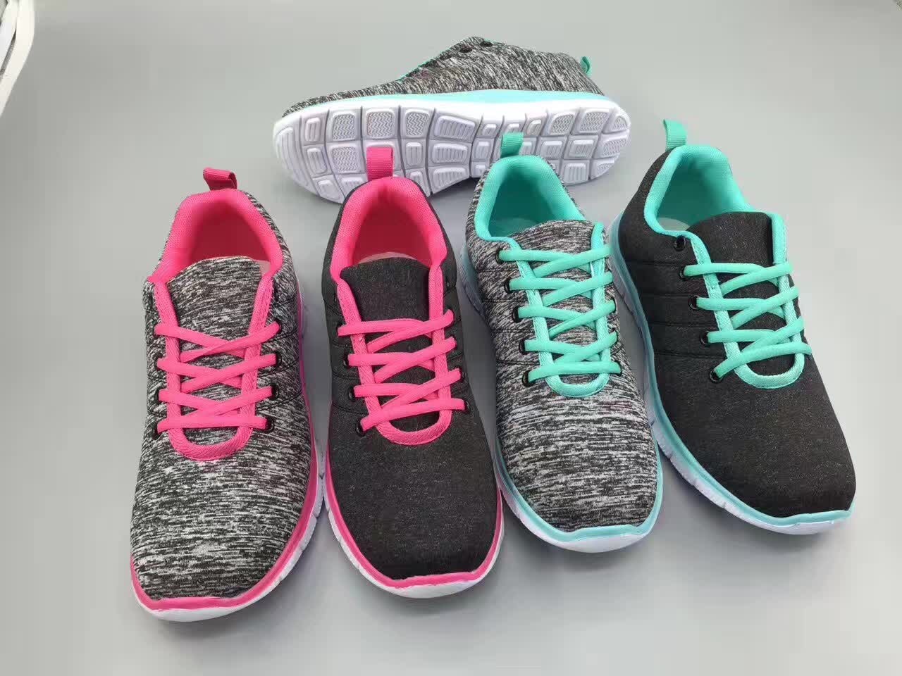 Fashion New Design Sneakers Fabric Sports Running Shoes for Women