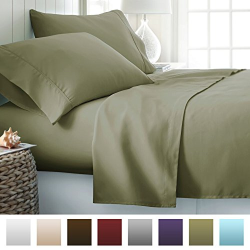 1800 Thread Count Series Microfiber Bed Sheet Set