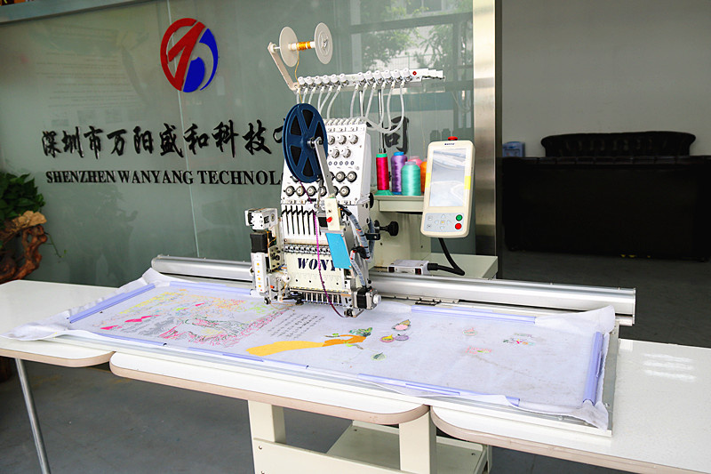 Single Head Computer Sequin Embroidery Machine