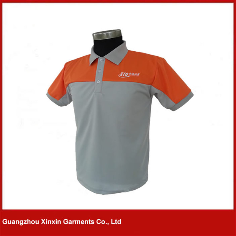 China Factory Customized Two Color Polo T Shirts for Men (P75)