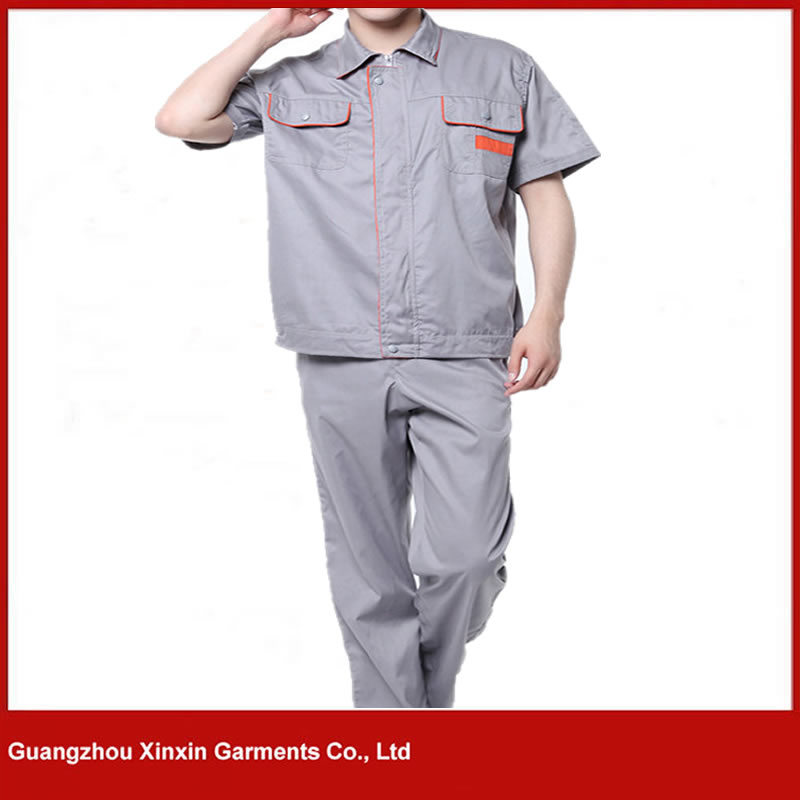 Custom Made Short Sleeve Work Uniform for Summer (W234)