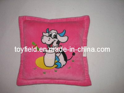 Plush Cuddle Stuffed Cow Pillow Push Cushion