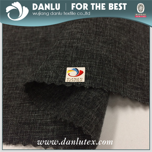 Cation Dying Polyester and Nylon Blend Garment Fabric with Brushed